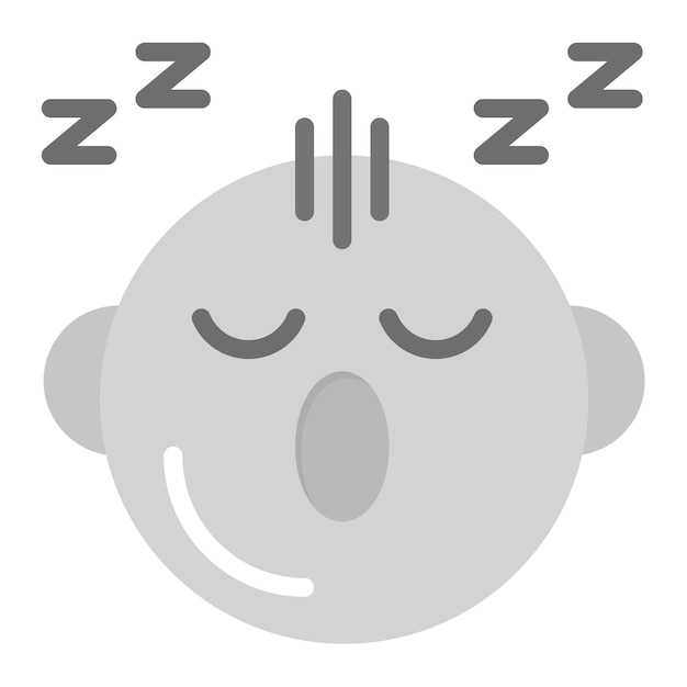 Vector sleeping baby icon vector image can be used for baby shower