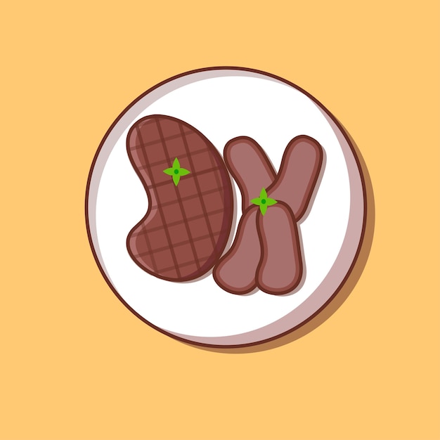 slice of beed for food icon vector illustration