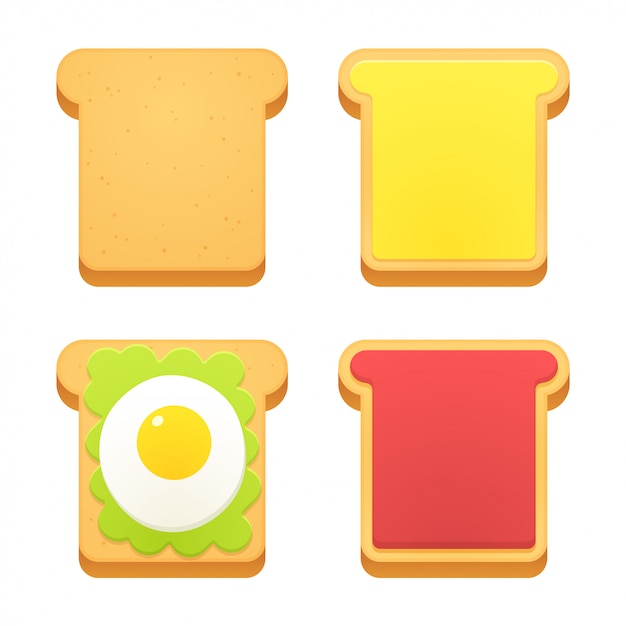 Sliced bread loaf icon