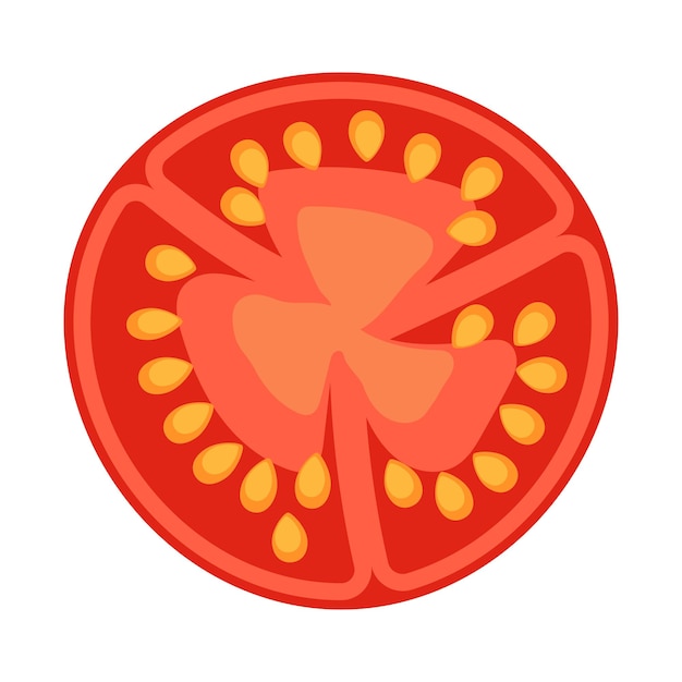 Sliced tomato