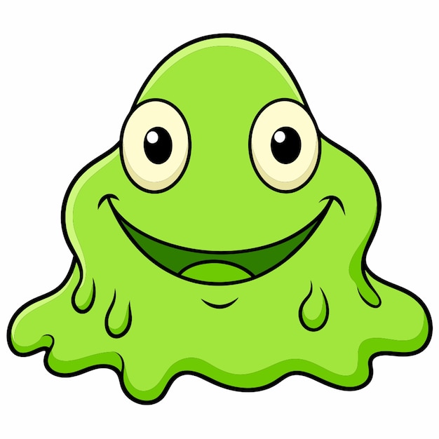 slime vector illustration cartoon