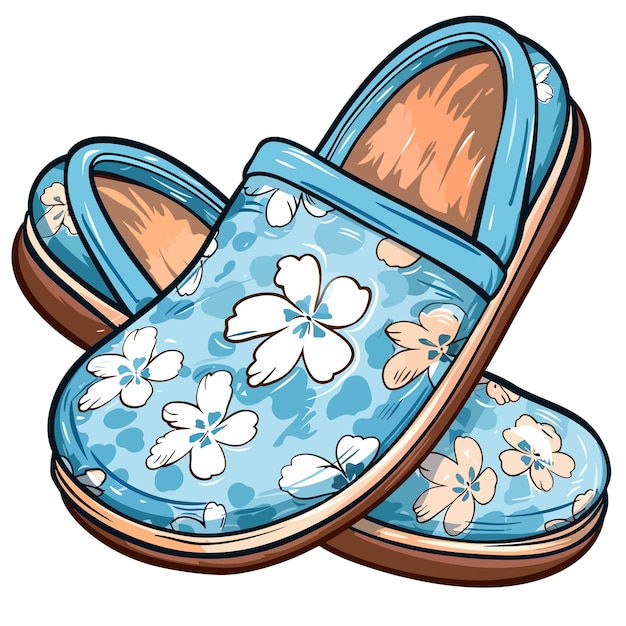 Slippers vector