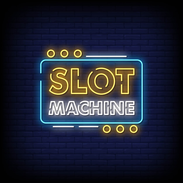 Slot machine Neon sign 