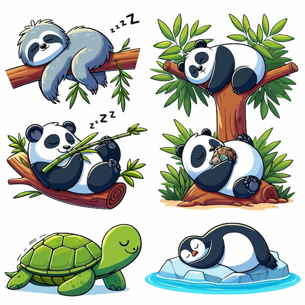 Sloth cute vector