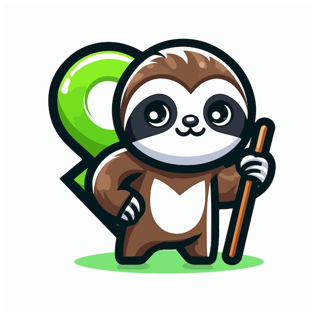 sloth vector Design