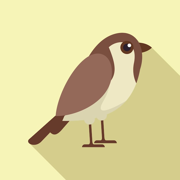 Small brown and beige bird standing wildlife