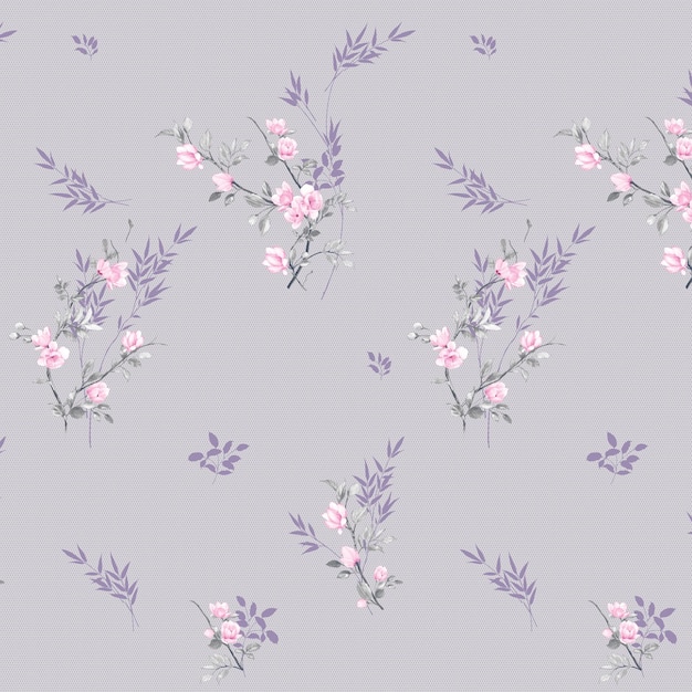 Small Floral Digital And Textile Pattern Design