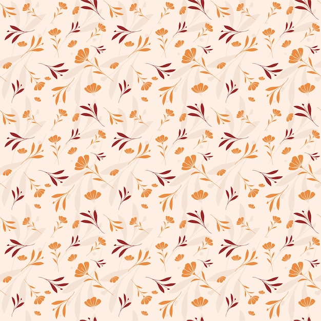 Small flowers repeated pattern background