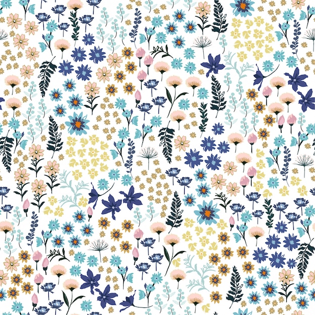 Small liberty of Wild flowers pattern