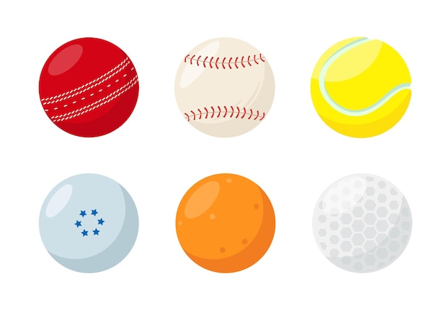 small sport balls for tennis baseball cricket golf field hockey and pingpong