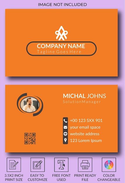 Vector smart business card design