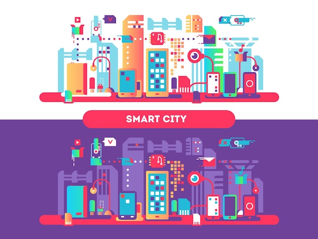 Smart city concept