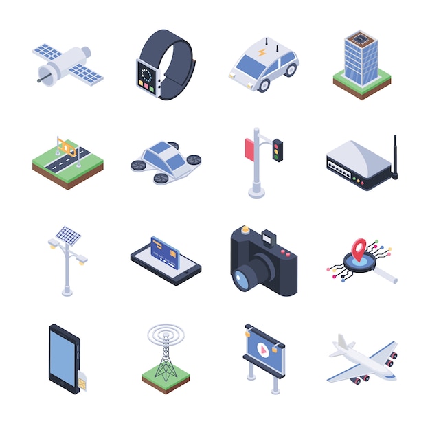 Smart City Icons Pack