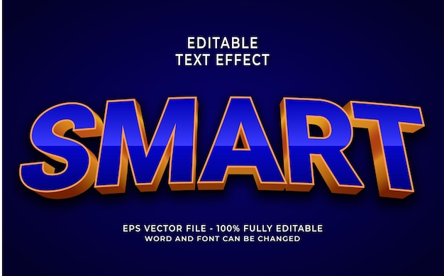 Smart Editable Text Effect