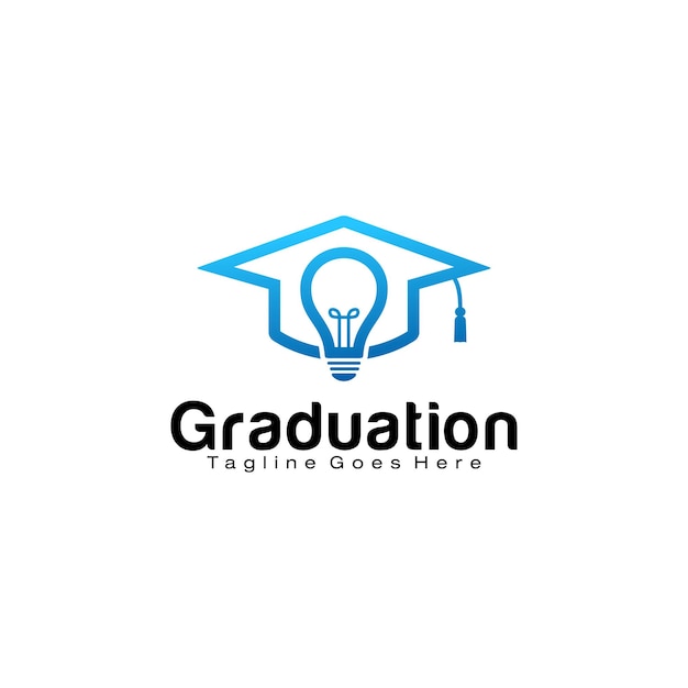 Smart Graduation logo design template