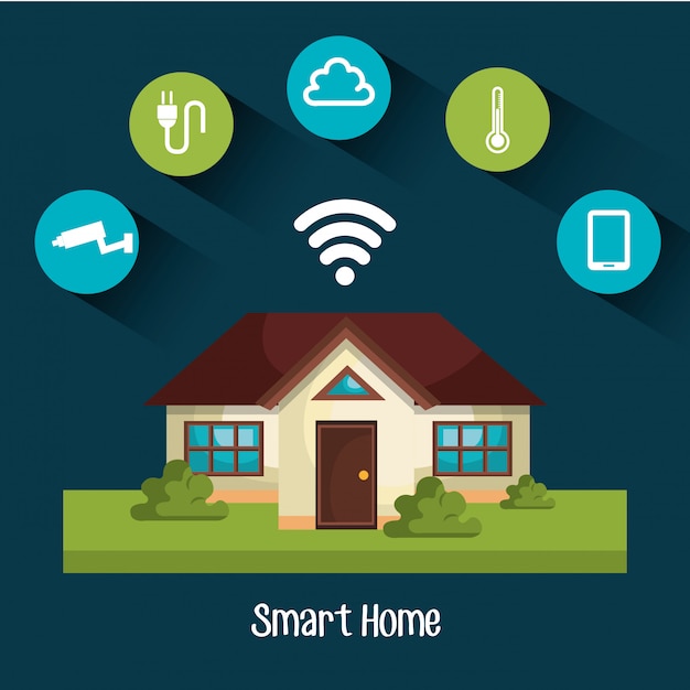 Vector smart home illustration 