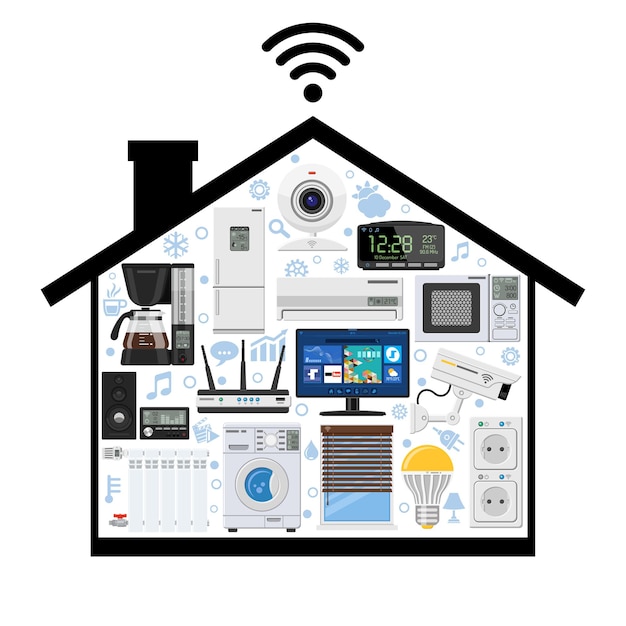 Smart Home and Internet of Things Concept