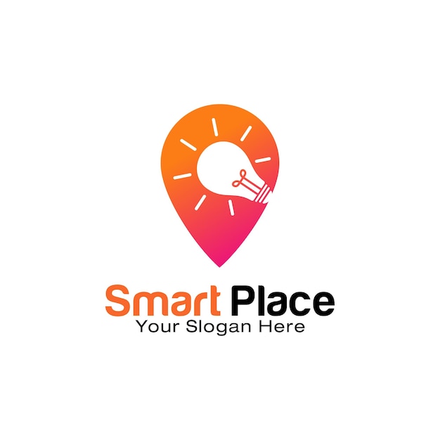 Smart Place logo design template