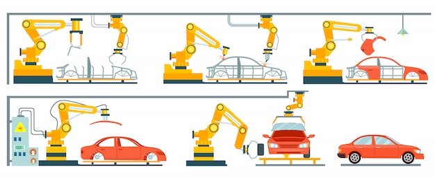 Vector smart robotic automotive assembly line