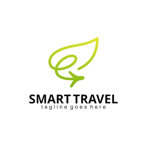 Smart Travel logo design template