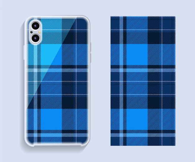 Smartphone cover design  . Template geometric pattern for mobile phone back part. Flat design.