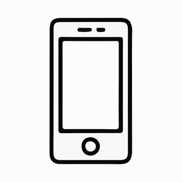 Vector smartphone icon vector