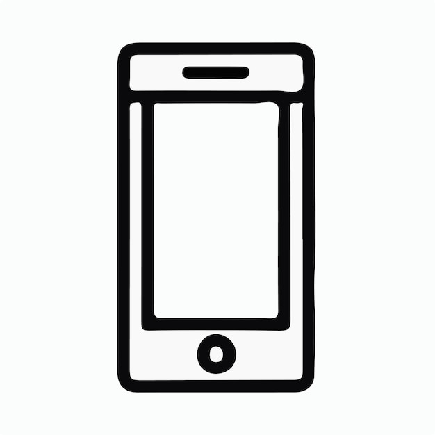 Vector smartphone icon vector