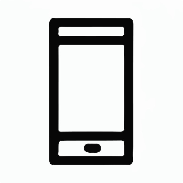 Vector smartphone icon vector