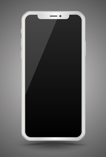 Smartphone mockup easy place image into screen.