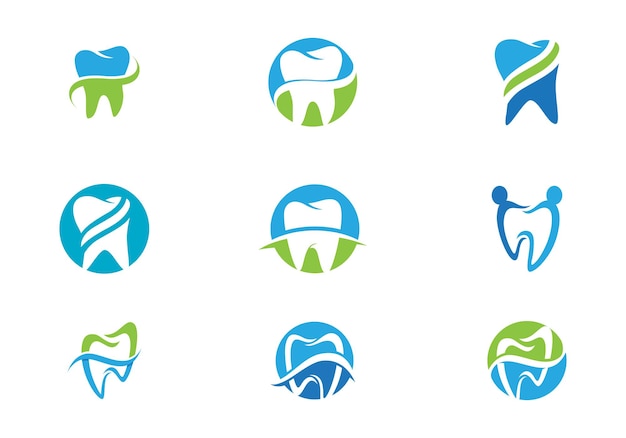 Smile Dental logo Template vector illustration icon design