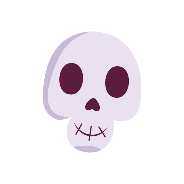 Smile Skull Illustration