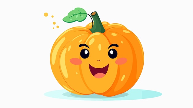 Vector a smiling pumpkin with a smile on it