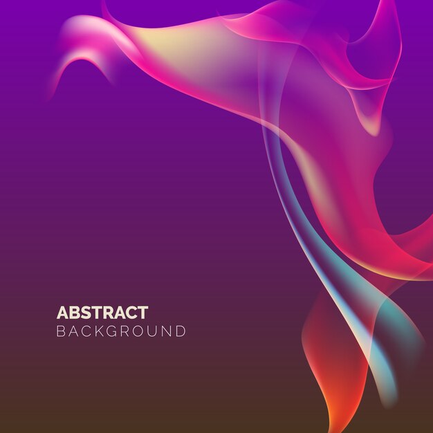 Vector smoke abstract background