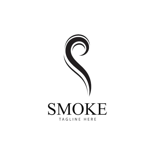 Smoke steam icon logo illustration isolated on white background Aroma vaporize icons Smells vector line icon  hot aroma  stink or cooking steam symbols  smelling or vapor