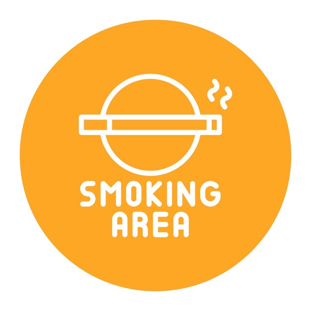 Smoking Area icon vector image Can be used for Smoking