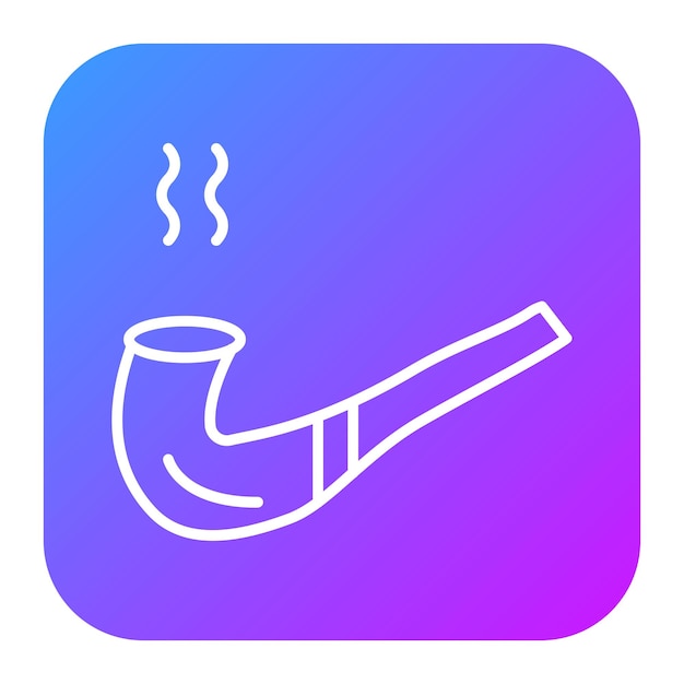 Smoking Pipe Vector Illustration