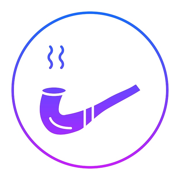 Smoking Pipe Vector Illustration