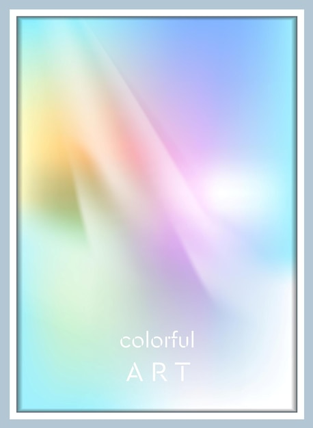 Smooth colorful wavy abstraction design