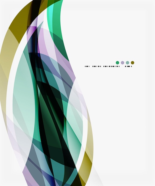 Smooth elegant wave vector background