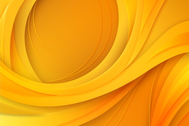 Smooth golden wave background