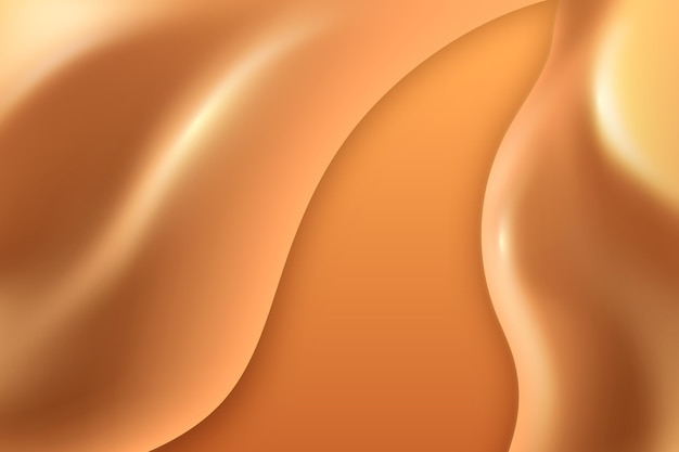 Smooth golden wave wallpaper