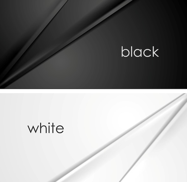 Smooth silk lines black and white backgrounds