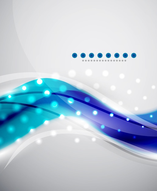 Smooth wave vector abstract background