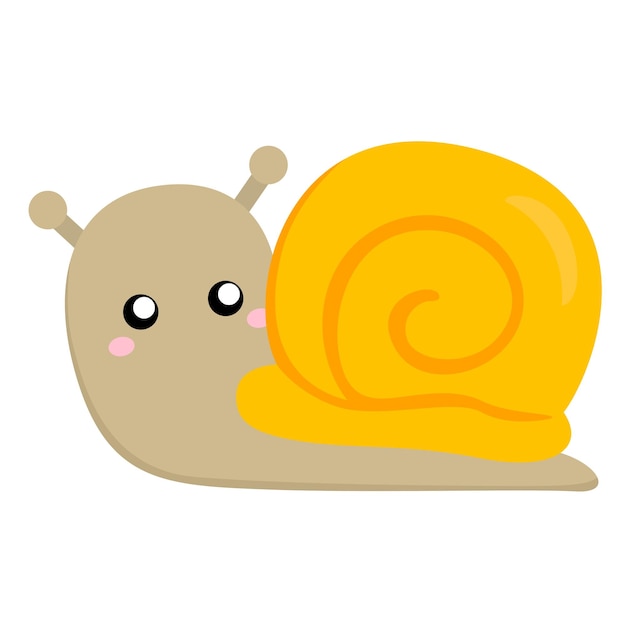 Snail Animal Clipart Vector for decoration