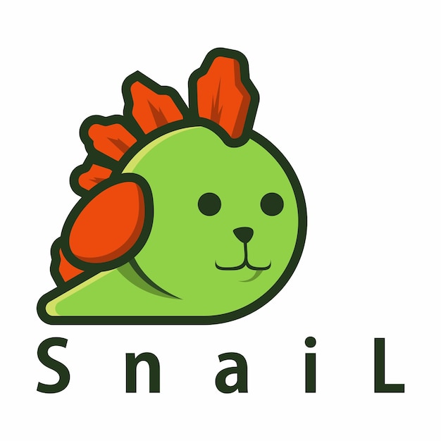 Snail logo design vector art