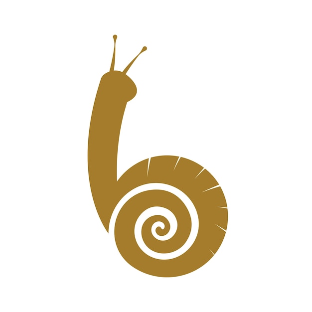 Snail logo template vector icon illustration design