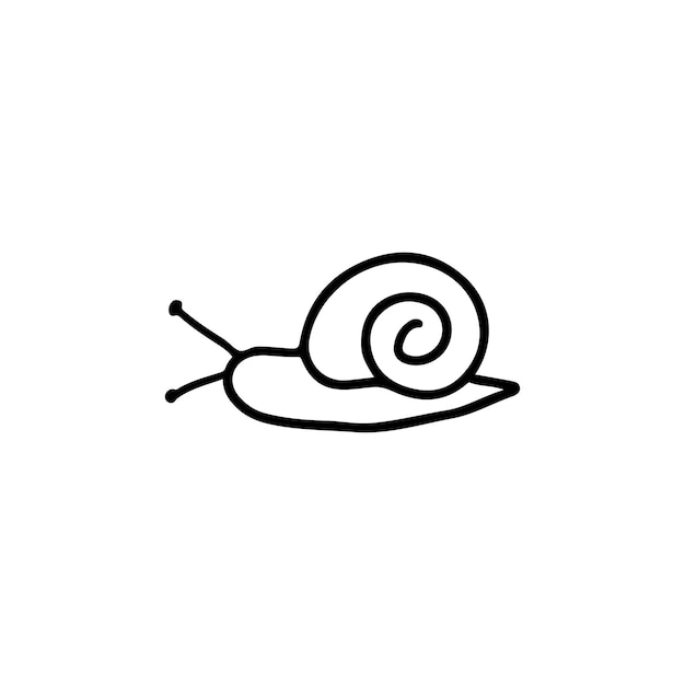 Snail logo template vector icon illustration