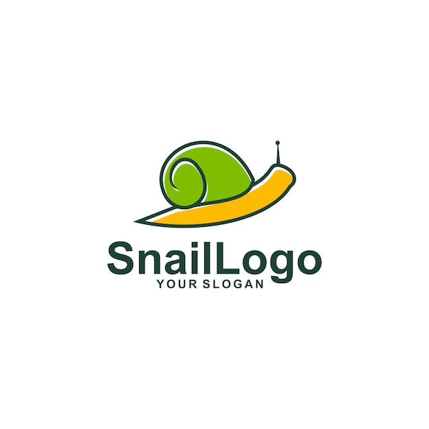 Snail logo template