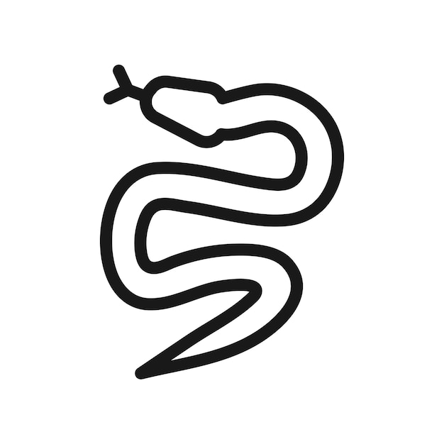 Vector snake icon