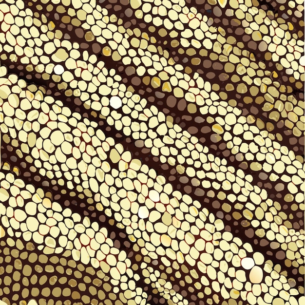 snake skin pattern pattern brown spots hand painted snake skin print illustration animal vector